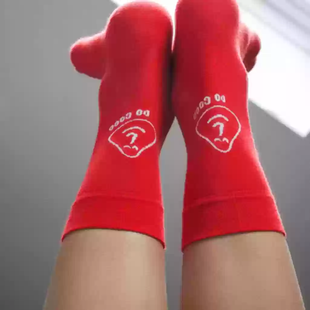 Smiley face at the back