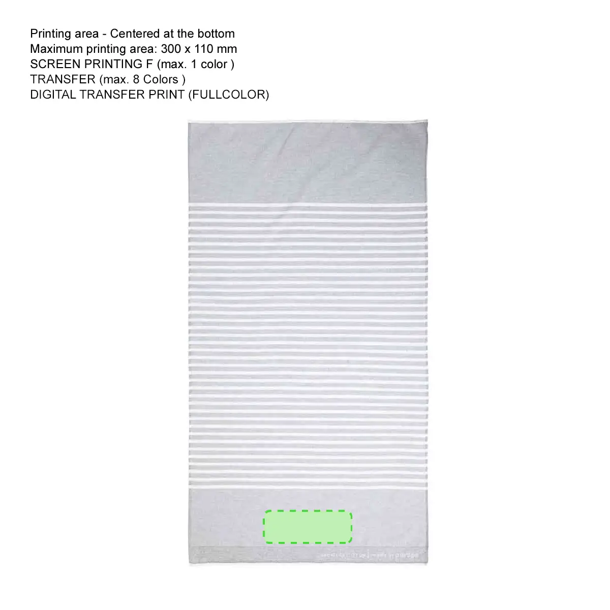 Recycled Cotton / Polyester Towel 330g - 3146