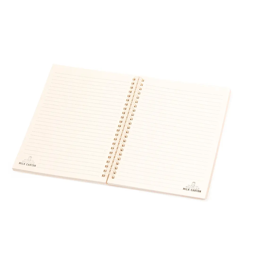 Recycled Milk Carton A5 Notebook