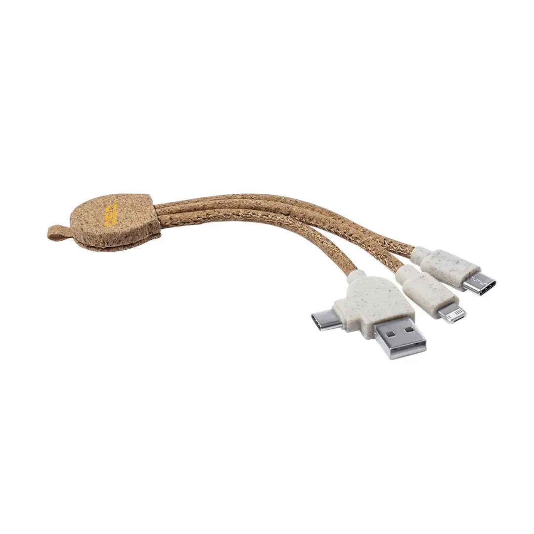 Cork/Wheat Charging Cable