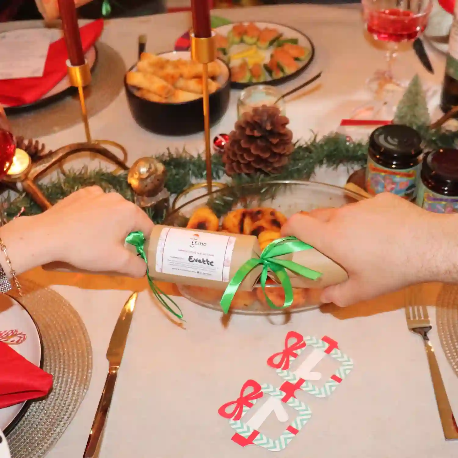 Ecofriendly Christmas Sock Crackers