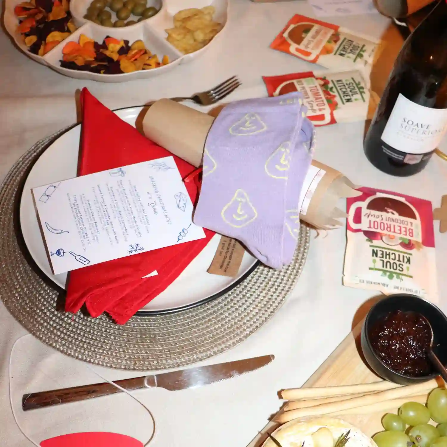 Ecofriendly Christmas Sock Crackers