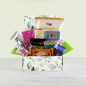 Product Image - Vegan Chocolate and Snack Hamper Gift Box